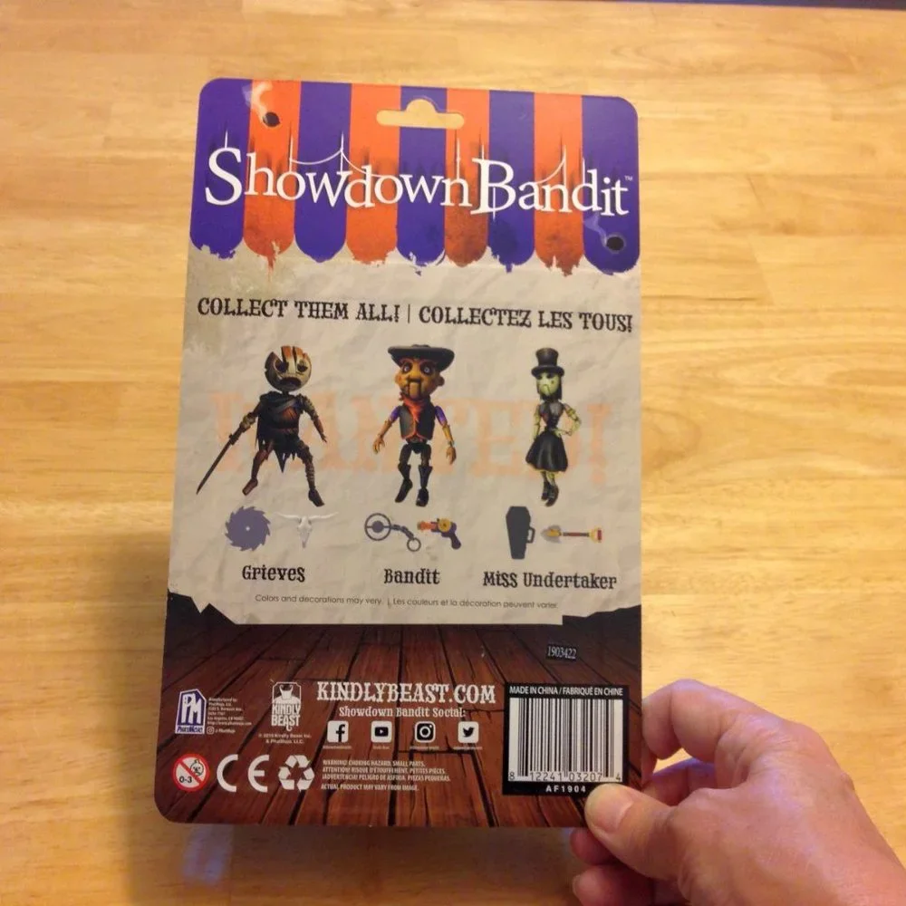 Action Figure and Accessories, Showdown Bandit Grieves